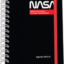 Dohe NASA Agenda Escolar Espiral Wire?o A5 - Semana Vista - Papel 80g/m2 - Cubierta de Carton Plastificado - Cierre con Goma Elastica