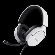 Trust GXT489 Fayzo Auriculares Gaming - Iluminación RGB - Diadema Ajustable - Controles de Facil Acceso - Color Blanco