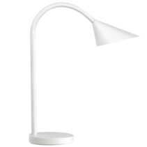 Unilux Lampara de Escritorio LED Sol - Luz LED Brillante - Diseño Moderno y Elegante - Regulable en Intensidad - Ahorro de Energia - Color Blanco