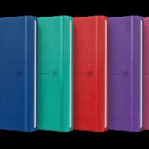 Oxford Signature Cuaderno Cosido Tapa Extradura A5 Liso - 80 Hojas - Colores Surtidos