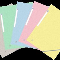 Oxford Top File+ Carpeta de Gomas 3 Solapas - Colores Pastel - Resistente y Duradera - Ideal para Organizar Documentos - Practica y Funcional