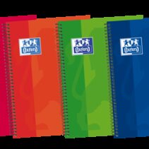 Oxford School Classic Write&Erase 4º Cuaderno Espiral - Tapa Extradura - Liso - 80 Hojas - Colores Surtidos