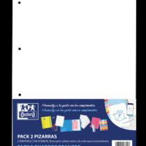 Oxford Complementos Pack 2U Pizarras W&E - Superficie de Escritura Magnetica - Incluye Rotulador y Borrador - Facil de Instalar y Transportar