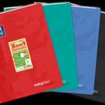 Oxford Easybook Kraft A4 - Tapa Blanda - Libreta Grapada - 1 Linea con 2 Margenes - 48 Hojas - Colores Surtidos