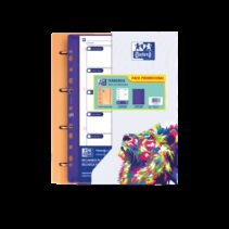 Oxford Europeanbinder Oxfcla A4 - Carpeta de Tamaño A4 - Incluye 10 Fundas Transparentes - con Etiqueta para Identificacion