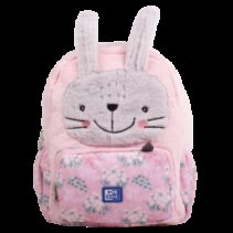 Oxford Kids Mochila Infantil 8.5L Tacto Suave Peluche - Diseño de Conejo Bunbun - Ideal para Niños Pequeños - Espaciosa y Comoda - Colores Surtidos