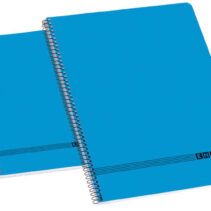 Enri Oficina 4º Tapa Blanda Cuaderno Espiral - Tamaño 4º - Cuadricula 4x4 - Color Azul