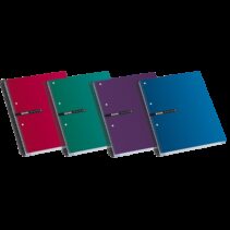 Enri Status A4+ Cuaderno Espiral Microperforado - Tapa Extradura - 120 Hojas - Colores Surtidos