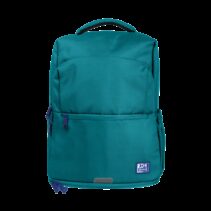 Oxford Young Proof B-out Mochila 30L Poliester Reciclado RPET - Compartimento Acolchado Especial para PC o Tablet y Compartimento Isotermico - Bolsillo Secreto - Color Verde