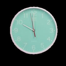 Oxford Reloj de Pared Silencioso para Escritorio Calm 25cm - Diseño Moderno y Elegante - Funcionamiento Silencioso - Tamaño Compacto de 25cm - Color Icemint