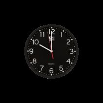 Oxford Reloj de Pared Silencioso para Escritorio Calm 25cm - Diseño Elegante y Minimalista - Funcionamiento Silencioso - Tamaño Compacto de 25cm - Color Negro