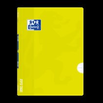 Oxford School Classic Openflex A4 - Tapa de Plastico Resistente - Libreta Grapada - 1 Linea con Margen - 48 Hojas - Color Lima