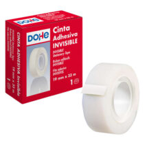 Dohe Cinta Adhesiva Invisible de Polipropileno 19mmx33m - Alta Resistencia y Potente Adhesivo - Aptas para todo Tipo de Aplicaciones