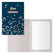 Dohe Pack de 6 Tarjetas de Felicitacion de San Valentin - 11.5x17cm - Impresion a Todo Color - Estampaciones con Pelicula de Color - Estampacion en Seco - Papel Offset Blanco de 300gr - Incluye Sobre de Color