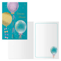 Dohe Pack de 6 Tarjetas de Felicitacion Dia de la Madre - 11.5x17cm - Impresas a Todo Color - Estampaciones con Pelicula de Color - Estampacion en Seco - Papel Offset Blanco de 300gr - Incluye Sobre de Color