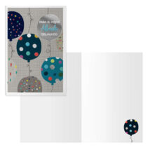 Dohe Dots Pack de 6 Tarjetas de Felicitacion para Abuelo - 11.5x17cm - Impresion a Todo Color - Estampaciones con Pelicula de Color - Estampacion en Seco - Papel Offset Blanco de 300gr - Incluye Sobre de Color