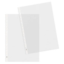 Dohe 100 Fundas Multitaladro con 16 Perforaciones - 100x100mm - Polipropileno Rugoso