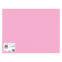 Dohe Pack de 25 Cartulinas de 180 G/M2 - Tamaño 50x65cm - PH Neutro - Libres de Cloro Elemental - Colorantes Biodegradables - Color Rosa