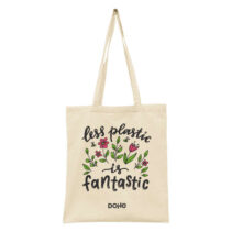 Dohe Totebag de Algodon Reciclado y Organico - 220gr - Asas Largas - Sostenible y Respetuoso con el Medio Ambiente - Ideal para Uso Diario