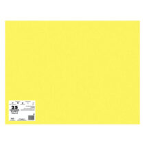 Dohe Pack de 25 Cartulinas de 180 G/M2 50x65cm - PH Neutro - Libres de Cloro Elemental - Colorantes Biodegradables - Color Amarillo Girasol