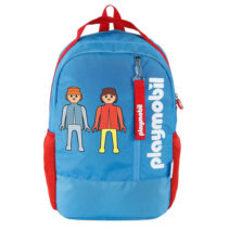 Dohe Mochila Grande Playmobil - Fabricada en Poliester - Compartimento Principal con Bolsillo Acolchado - Bolsillos Laterales para Bebidas - Tirantes Reforzados y Ajustables - Espalda Acolchada