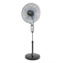 Orbegozo SF 1046 Ventilador de Pie - Temporizador hasta 1 Hora - Altura Regulable hasta 150cm - Potencia de 80W - 5 Aspas y 3 Velocidades - Funcion Oscilante y Cabezal Inclinable