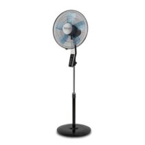 Orbegozo SF 0642 Ventilador de Pie con Mando a Distancia y Temporizador - Modos Silent Night y Nature - Gran Caudal de Aire - Oscilacion Automatica - Altura Regulable - Diseño Moderno