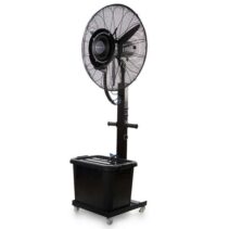 Orbegozo Ventilador Industrial Humidificador Turbofresh - Potente y Versatil - Oscilante y con Base Movil - 3 Niveles de Potencia - Deposito de 40L con Cierre Seguro - Regulador de Caudal de Agua - Altura Ajustable