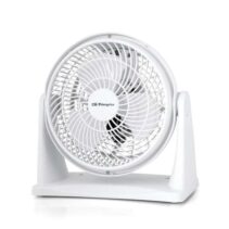 Orbegozo BF 0128 Ventilador Box Fan - Refresca tu Espacio con Comodidad y Versatilidad - 2 en 1 de Mesa y Pared - Aspas de 23cm - Potencia 30 W - Cabezal Orientable - Asa de Transporte - 2 Velocidades