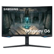 Samsung Odyssey G6 Monitor 27" LED VA Curvo QHD 240Hz FreeSync Premium Pro - Respuesta 1ms - Ajustable en Altura