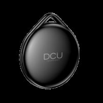 DCU Tecnologic Localizador Anti-Perdida - Buzzer para Facil Localizacion - Rango de Posicionamiento Ilimitado - Bateria Reemplazable de 210 mAH - Peso Ligero de 7.5G - Color Negro