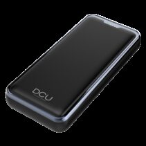 DCU Tecnologic Power Bank Laptop 20000mAH - Carga Rapida 45W y 22.5W - Doble Salida USB - Gran Capacidad - Polimero de Litio - Tipo C y Lightning - Ligero y Compacto - Color Negro