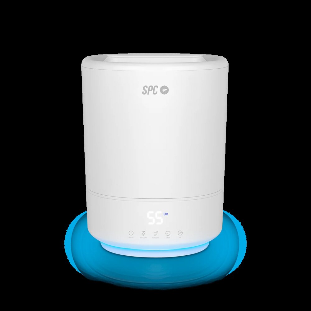 SPC Evadne Humidificador Ultrasonico e Inteligente 4.5L - Temporizador hasta 12h - Modo Automatico