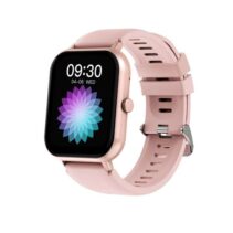 DCU Tecnologic Smartwatch Curved Glass Pro - Conexion Bluetooth 5.1 - Bateria de 230Mah - Sumergible hasta 1m - 27 Idiomas Disponibles - Color Rosa