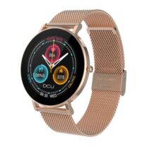 DCU Tecnologic Smartwatch Boulevard - Elegante y Funcional Dispositivo con Pantalla Amoled - Carga Magnetica - 14 Modos Deportivos y Resistencia al Agua IP68 - Color Dorado