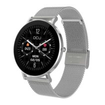 DCU Tecnologic Smartwatch Boulevard - Conexion y Estilo en tu Muñeca - Pantalla Amoled - Carga Magnetica - 14 Modos Deportivos - Resistente al Agua IP68 - Color Plata