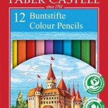 Faber-Castell Classic Colour Pack de 12 Lapices de Colores Hexagonales - Resistencia a la Rotura - Colores Surtidos