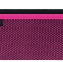 Leitz WOW Bolsa Porta-Todo Mediana 2 Compartimentos - Tamaño 85x6x210mm - Lavable y Duradera - Cierre de Cremallera - Color Fucsia