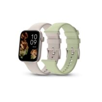 SPC Smartee Duo 2 Reloj Smartwatch Pantalla AMOLED Cuadrada 1.78" - Mas de 100 Modos Deportivos - Monitoreo de Salud - Resistencia IP68 - Color Beige