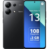 Xiaomi Redmi Note 13 Smartphone Pantalla AMOLED 6.67" - 6GB - 128GB - Camara Principal 108MP - Bateria 5000mAh - Admite Carga de 33W