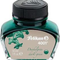 Pelikan Tinta 4001 No.78 - Frasco 30ml - Tintero de 30ml - Asegura el Perfecto Funcionamiento de la Estilografica - Color Verde Oscuro