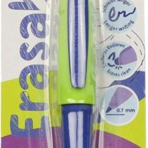 Pelikan Roller Erase 2.0 Boligrafo - Empuñadura Ergonomica Antifatiga - Duracion Larga de la Tinta - Cuerpo del Mismo Color de Escritura - Color Azul