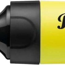 Pelikan Subrayador Textmarker 490 - Base de Agua - 3 Anchos de Trazo - Color Amarillo Fluorescente