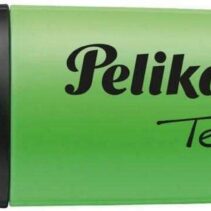 Pelikan Subrayador Textmarker 490 - Base de Agua - 3 Anchos de Trazo - Color Verde Fluorescente