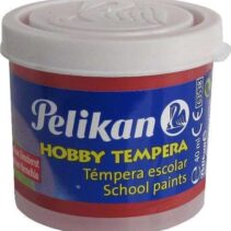 Pelikan Tempera Escolar Frasco 40ml - Facil de Usar - Ideal para Actividades Escolares - Color Bermellon