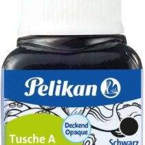 Pelikan Tinta China 523 10ml N.17 - Tinta de Alta Calidad - Resistente al Agua - Ideal para Dibujo y Caligrafia - Color Negro