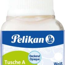 Pelikan Tinta China 523 10ml N.18 - 10ml - Resistente al Agua - Secado Rapido - Color Blanco