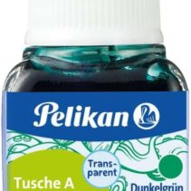 Pelikan Tinta China 523 10ml N.7 - Botella de 10ml - Ideal para Dibujo y Caligrafia - Resistente al Agua y de Secado Rapido - Color Verde Oscuro