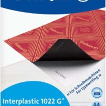 Pelikan Paquete de 100 Papel Carbon Interplastic 1022G - 100 Folios - Alta Calidad - Facil de Usar - Ideal para Copias Precisas - Color Negro