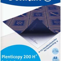 Pelikan Paquete de 100 Papel de Calcar Plenticopy 200H - Alta Calidad - Ideal para Copias Limpias - Resistente y Duradero - Color Azul